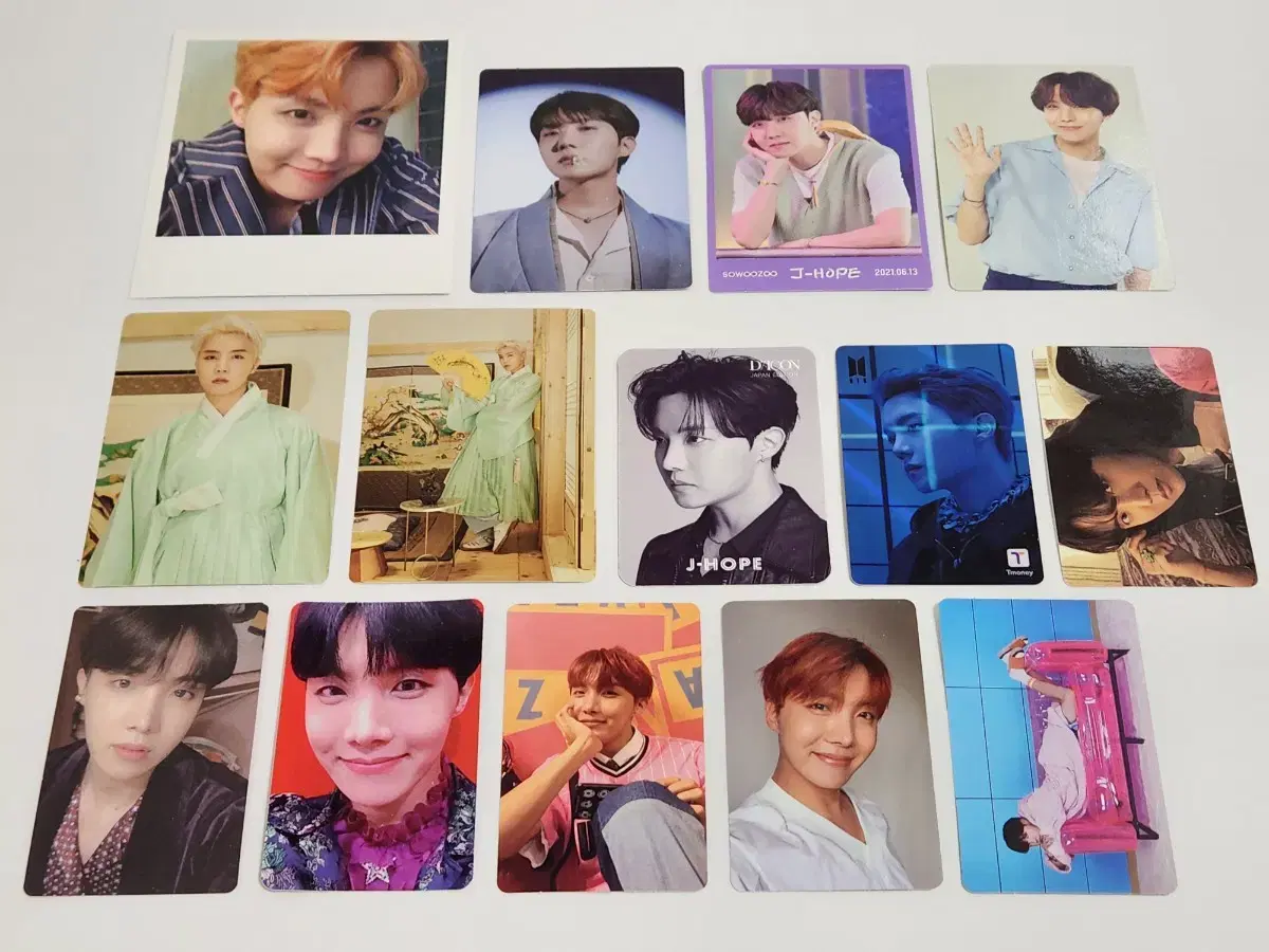 14장 방탄 제이홉 호석 공식 포카 bts jhope photocards